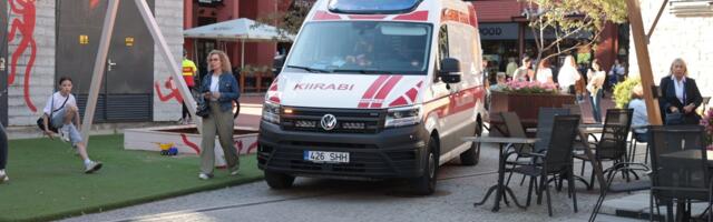 ФОТО | В центре Таллинна в квартале Ротерманна произошел пожар