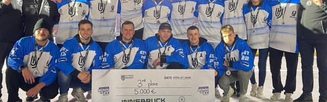 Сборная Эстонии по хоккею заняла третье место на историческом турнире 3×3