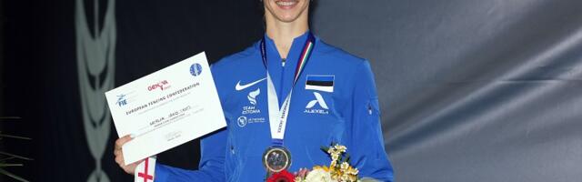Катрина Лехис завоевала серебряную медаль ЧЕ по фехтованию