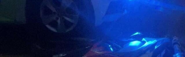 В Харьюмаа автомобиль полиции сбил 16-летнего мотоциклиста, который пытался скрыться 