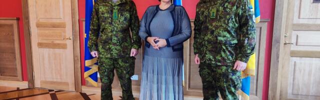 Командующий Силами обороны Эстонии Андрус Мерило встретился с мэром Нарвы