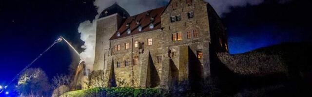 В Германии в результате пожара пострадал замок ХІІ века