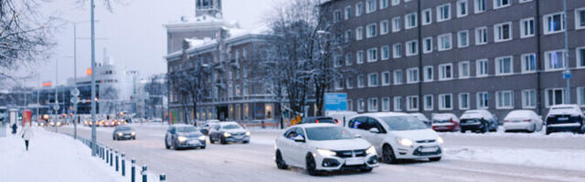 На улице Лийвалайа в Таллинне до 2 марта будет закрыто одно направление движения