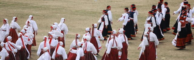 ФОТО: генеральная репетиция Праздника танца на стадионе "Калев"