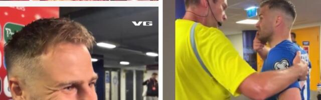 „Такое иногда случается“: эстонский игрок продемонстрировал сломанный зуб после матча с Норвегией