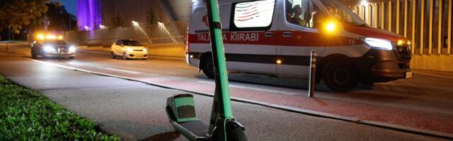 СВОДКА ЗА СУТКИ | Врезался в столб и упал: в Таллинне патруль обнаружил лежащего самокатчика