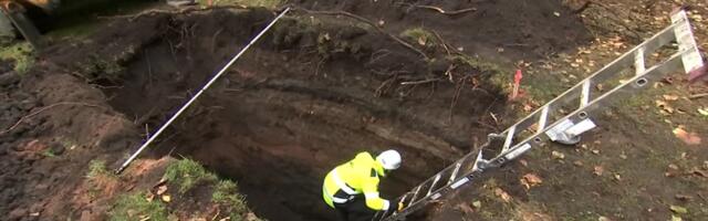 На территории будущего центра культуры Siuru обнаружили подвал с бетонными стенами