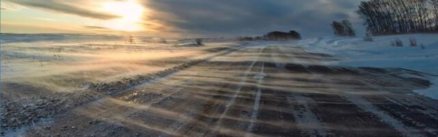 В пятницу ожидается поземка и порывистый ветер