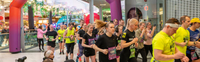 ФОТО: 200 человек бегали по торговому центру Ülemiste — как это вообще выглядело