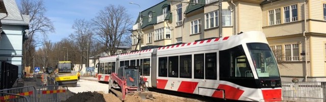 Из-за ремонтных работ с 14 по 21 июня не будут ходить трамваи в Кадриорг
