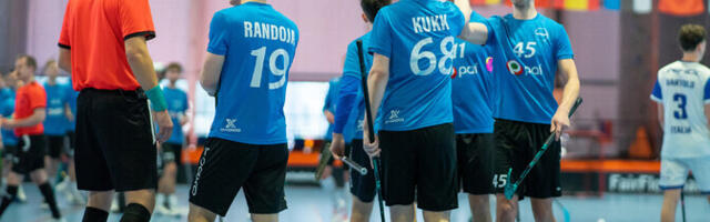 Отборочный турнир ЧМ по флорболу: сборная Эстонии сыграла вничью с Италией – 9:9