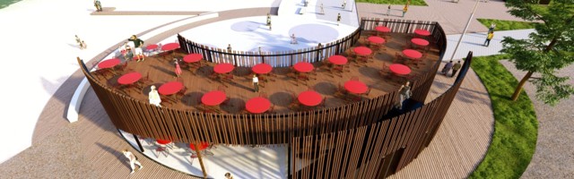 Еще один OKO? Эстонские пляжи пополняются новым необычным рестораном с двухэтажной террасой