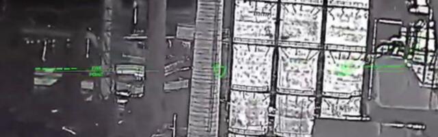 ВИДЕО | СБУ опубликовала кадры атаки дронов на крупный металлургический завод РФ