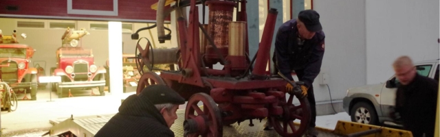 Передвижная выставка «Пожарная охрана в Эстонии 100» теперь в Нарве