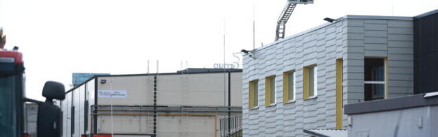 В Ласнамяэ горел завод строительной химии