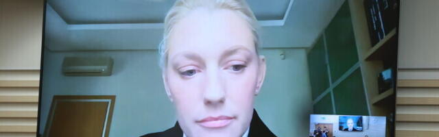Фото: Лехтме участвовала в предварительном заседании суда по видеосвязи