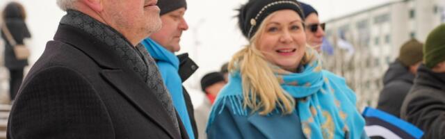 ГАЛЕРЕЯ | Смотрите, как в Ласнамяэ отметили 108-летие Эстонской Республики