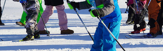 ФОТО: В Тарту прошел традиционный детский лыжный забег