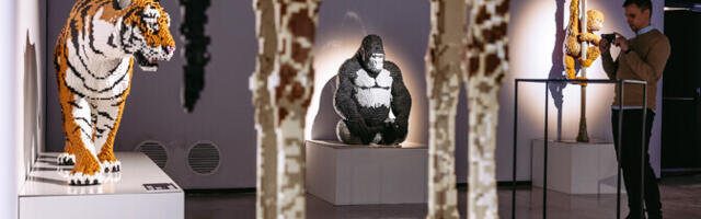 ФОТО: в Теллискиви открылась выставка Art of the Brick, где представлено 70 скульптур из LEGO