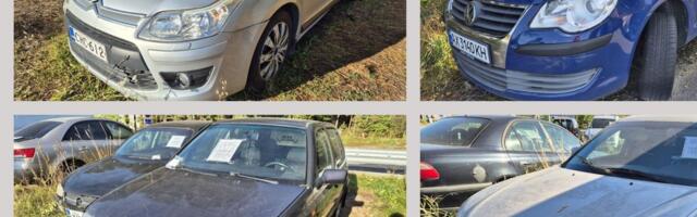 Брошенные на границе с Россией автомобили выставлены на торги. Начальная цена 100 евро