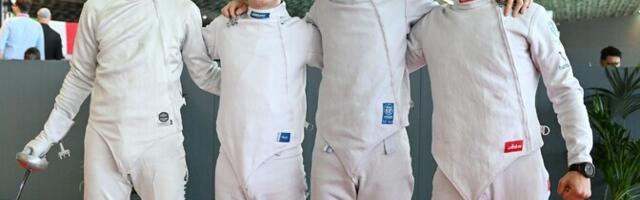 Сборная эстонских шпажистов заняла 10-е место на чемпионате Европы