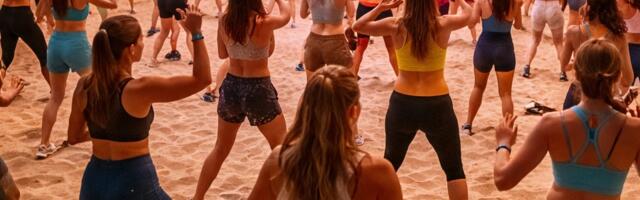 Песок, жара и тренировки: в Таллинне cнова устроят фитнес-вечеринку на крытом пляже