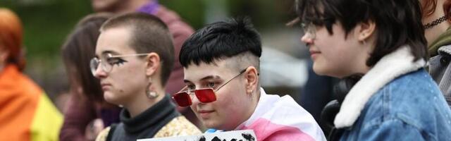 ФОТО | На ЛГБТ-митинге в Таллинне не обошлось без провокаций