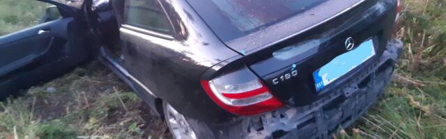ФОТО | В результате столкновения автомобиля с лосем серьезно пострадал человек
