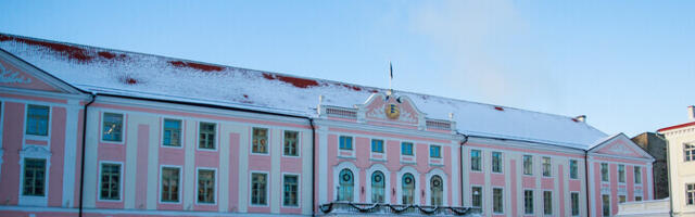 На здание Рийгикогу нанесли символ Z, подозреваемый задержан