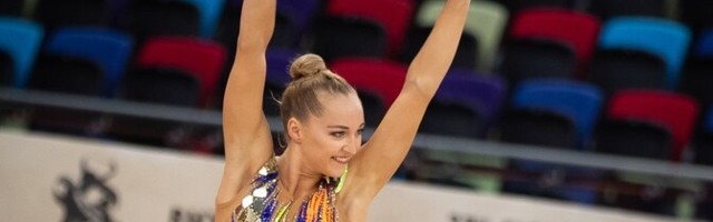 Сборная Эстонии прибыла в Киев для участия в чемпионате Европы по художественной гимнастике