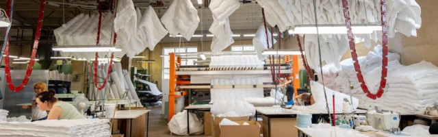 Производство одеял и подушек перемещается из Китая в Вильянди
