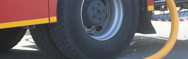 В порту Мийдуранна в волости Виймси горело рыболовное судно