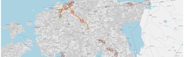 С пятницы на дорогах Эстонии начнут действовать зимние ограничения скорости