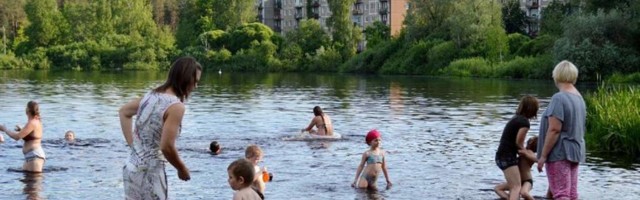 Температура воды в латвийских реках установила исторический рекорд