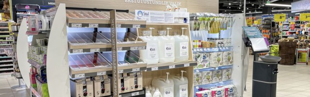 В Эстонии шампуни и жидкое мыло теперь продают без упаковки