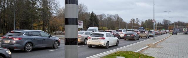 На шоссе Таллинн-Нарва заработали еще три камеры измерения скорости, из них две - в Ида-Вирумаа