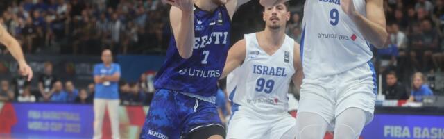 ФОТО | Сборная Эстонии по баскетболу обыграла Израиль в решающей игре олимпийского турнира и вышла в плей-офф