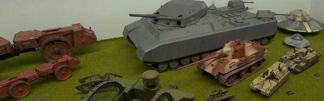 В Эстонском военном музее открылась выставка моделей военной техники