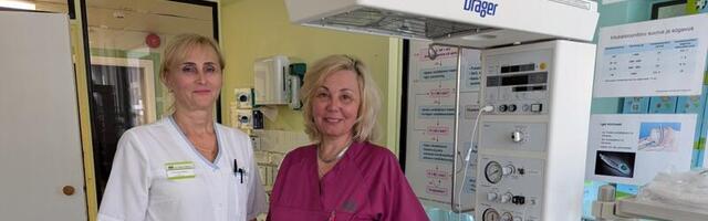 В Нарвской больнице благодаря неравнодушным жителям Эстонии заменили старый реанимационный столик новым