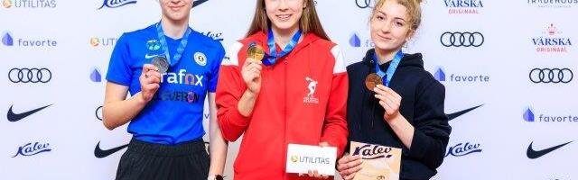 Анна Паненко завоевала золото на чемпионате Эстонии в тройном прыжке