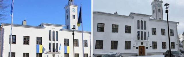 Семь бывших мэров Вильянди осудили снятие украинского флага