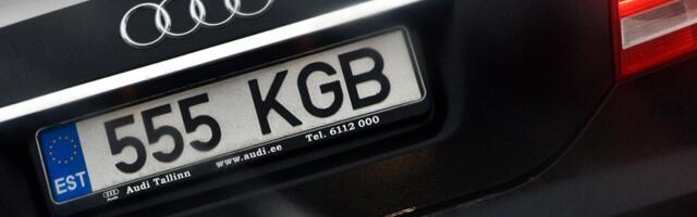 Именной номерной знак не так уж и дорог? Все чаще можно увидеть на авто номер типа „555 KGB“  