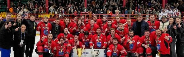 Тренер нарвской хоккейной команды о чемпионстве: отпразднуем в мае, это общая победа - команды, болельщиков и руководства