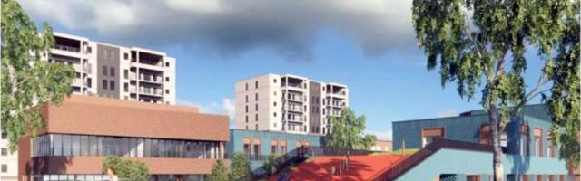 На месте гаражей