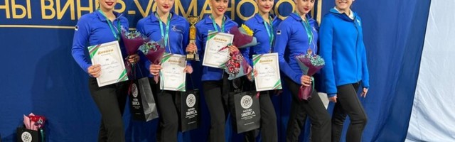 Сборная Эстонии по художественной гимнастике завоевала бронзу на Гран-при Москвы