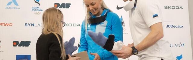 Керлингисты Калдвеэ и Лилль, а также талисман Таммелехт отправились на Олимпиаду в Италию