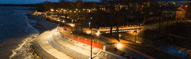 В СИЛЛАМЯЭ ЗАВЕРШЕНО СТРОИТЕЛЬСТВО МОРСКОГО ПРОМЕНАДА