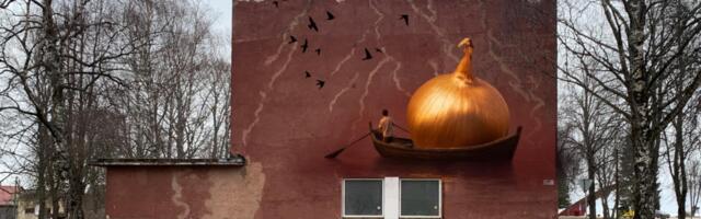 История, созданная жителями Калласте, украсит стену дома