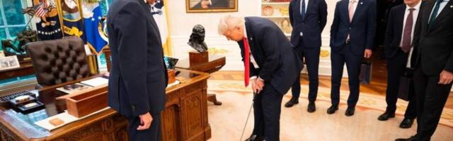 Трамп и Мерц обменялись подарками
