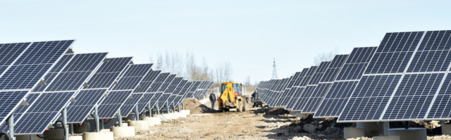 В Нарве готовится к запуску крупнейшая в Ида-Вирумаа солнечная электростанция